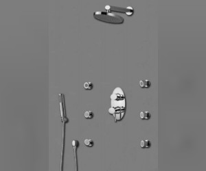 Смеситель Bossini Oval/3 Z04206810.030 для душа термостатический