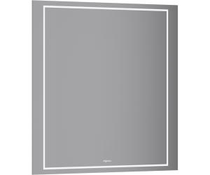 Зеркало со светодиодной подсветкой, сенсорным выключателем, регулятором освещенности и обогревом