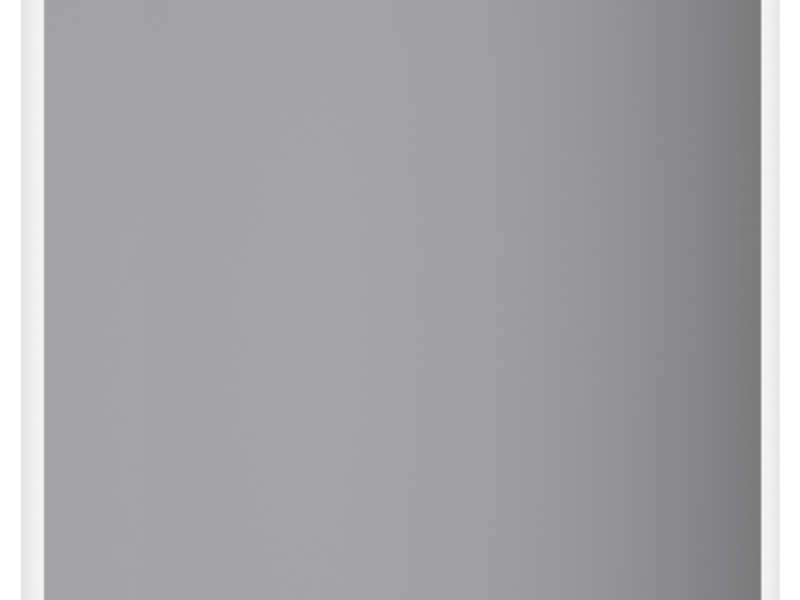 Зеркало со светодиодной подсветкой, сенсорным выключателем, регулятором освещенности и обогревом