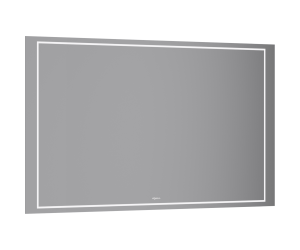 Зеркало со светодиодной подсветкой, сенсорным выключателем, регулятором освещенности и обогревом