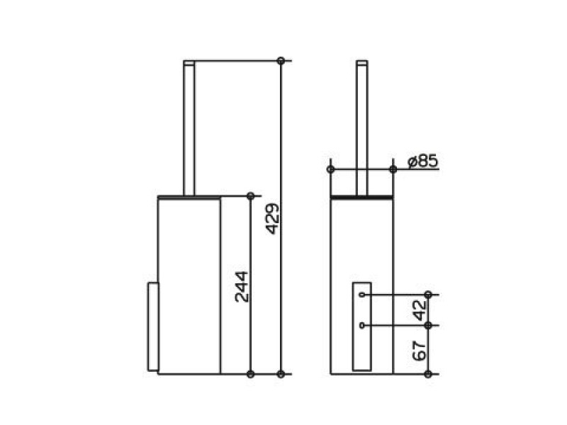 Ершик Keuco Edition 400 11564 019000