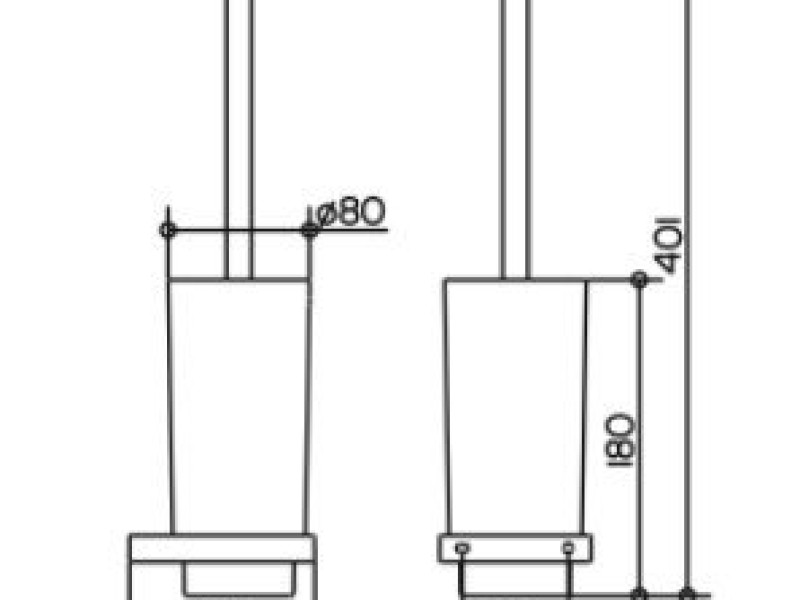 Ершик настенный для туалета Keuco Edition 11 11164 019000