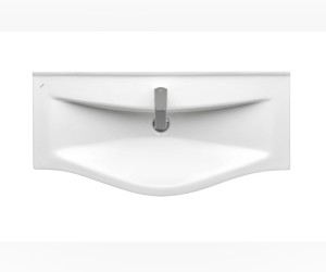 Раковина Santek Беверли 1WH302502 100 x 48 x 18 см, фарфор, белый
