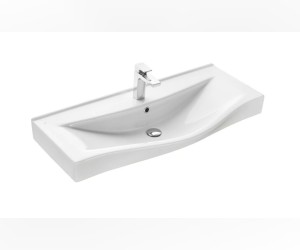 Раковина Santek Беверли 1WH302502 100 x 48 x 18 см, фарфор, белый