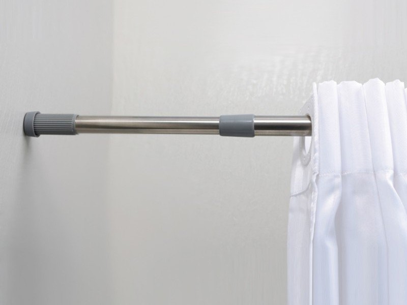 Карниз для ванны Fixsen FX-51-201 140 x 260 см, раздвижной, цвет хром