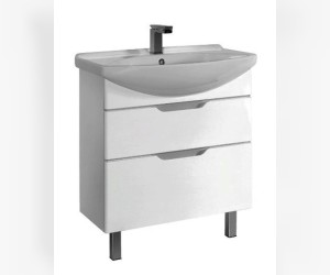 Тумба Dreja Laguna Plus 85 под раковину 99.0107, белый лак