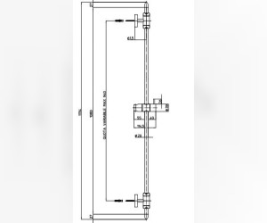 Штанга для душа Bossini D59000.030 хром