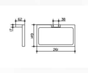 Полотенцедержатель кольцевой Keuco Edition 11 11121 010000, 26 см, хром