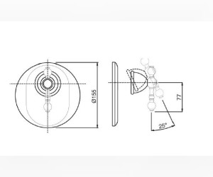 Смеситель Fima Carlo Frattini Epoque F5059X1CR