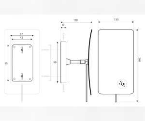 Косметическое зеркало Bemeta 112201222