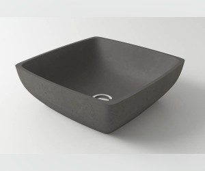 Раковина JUPITER Nano Concrete 43 Х 43 бетон HOLBI