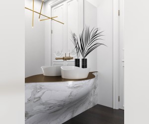 Раковина MARS Soft Rock 41 Х 40 матовый HOLBI