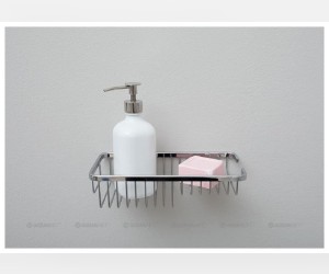 Полка Aquanet 8014, 26 см, хром (199898)