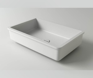 Раковина NEPTUNE Soft Rock 50 Х 33 Белый матовый HOLBI