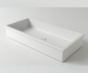 Раковина NEPTUNE Soft Rock 68 Х 33 Белый матовый HOLBI