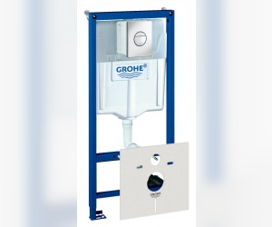 Инсталляция Grohe Rapid SL 38813001 для подвесного унитаза в комплекте с крепежом и кнопкой