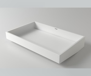 Раковина POLARIS Soft Rock 58,4 Х 37,3 Белый матовый HOLBI