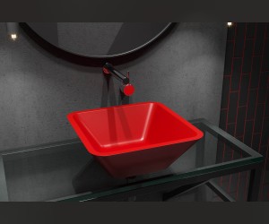 Раковина SATURNS Soft Rock Color 42,5 Х 42,5 RAL* палитра RAL HOLBI