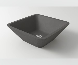 Раковина SATURN Nano Concrete 42,5 Х 42,5 бетон HOLBI
