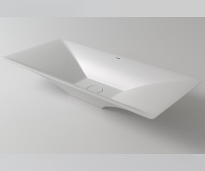 Раковина SIRIUS Soft Rock 77 Х 35 Белый матовый HOLBI