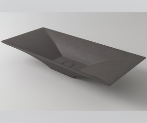 Раковина SIRIUS Nano Concrete 77 Х 35 бетон HOLBI