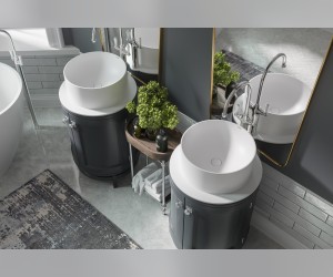 Раковина VEGA Soft Rock Color 40,4 Х 40,4 RAL* палитра RAL HOLBI