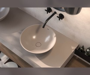 Раковина DEMETER Nano Concrete 40,5 Х 40,5 бетон HOLBI