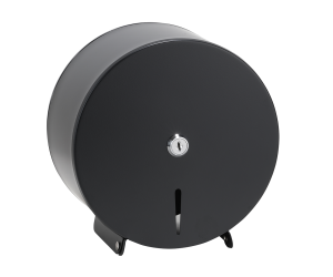 Диспенсер для туалетной бумаги, ø 200 мм, нержавеющая сталь, черный Bemeta