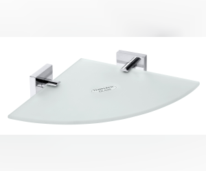 Cтеклянная полка, угловая модeль Bemeta