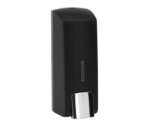 Дозатор жидкого мыла, 300 мл, пластик, черный Bemeta