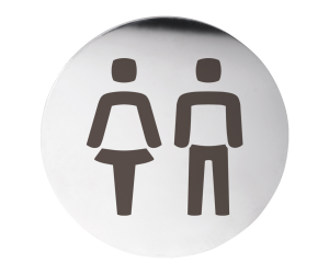 Табличка – Дамы и мужчины Bemeta