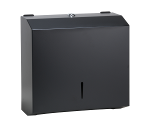 Диспенсер для бумажных полотенец, 265 мм, черная Bemeta