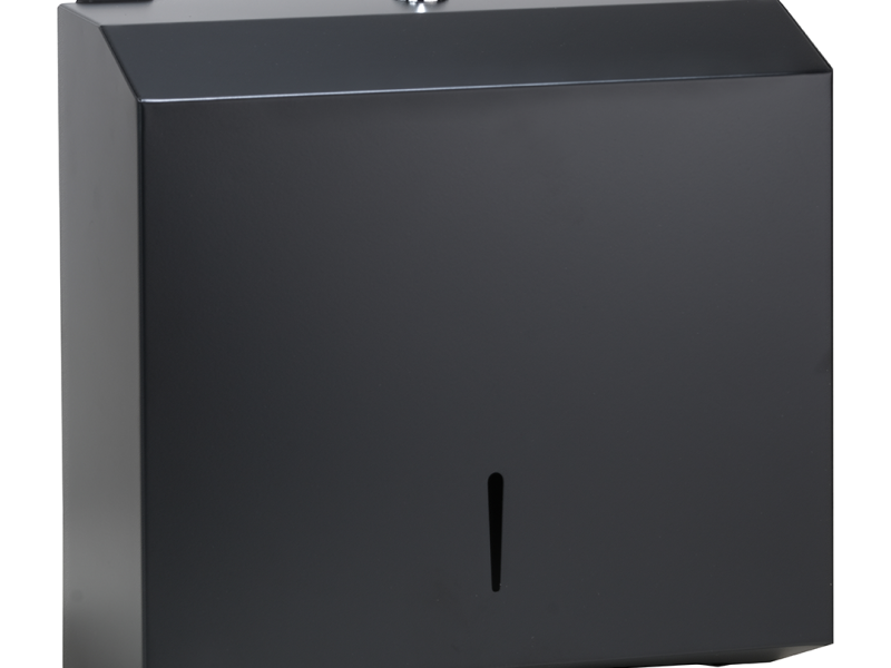 Диспенсер для бумажных полотенец, 265 мм, черная Bemeta